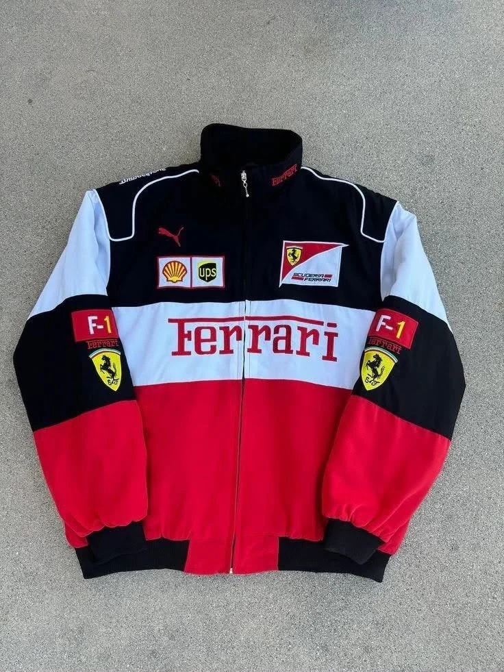 Red jacket photo one